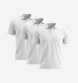 Pack de 3 Polos - Blanc