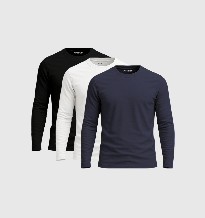 Pack de 3 Manches Longues - Essentiel