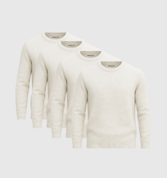 Pack de 4 Pulls - Beige