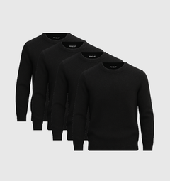 Pack de 4 Pulls - Noir