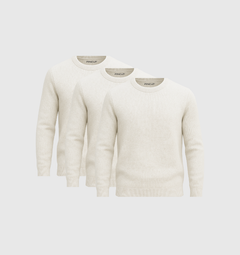 Pack de 3 Pulls - Beige