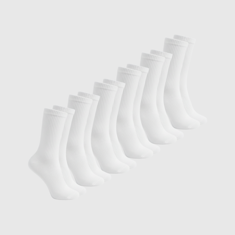 Pack de 6 paires de chaussettes - Blanc